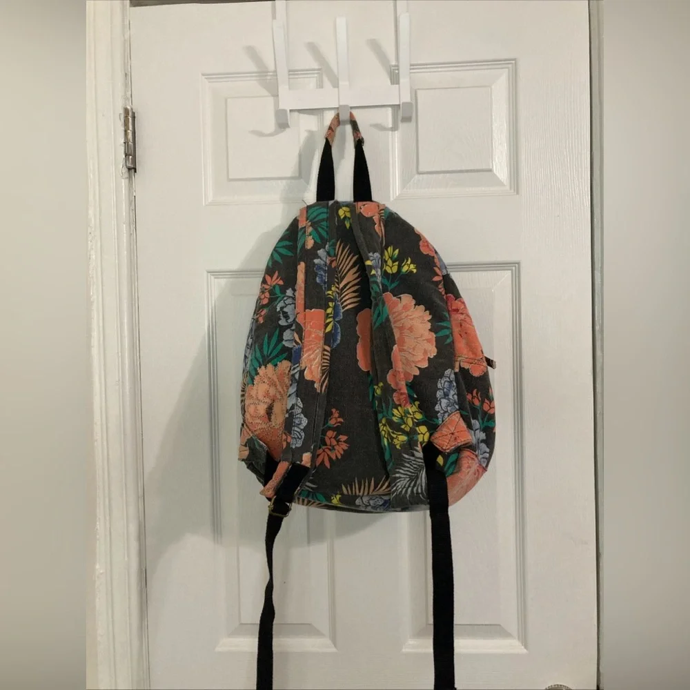 Rip Curl Floral Canvas Bag - Black, Blue, Pink,‎ Orange